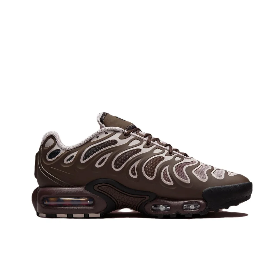 Nike Air Max Plus Drift Men's Sneakers Trendy Fashion casual shoes Cushioned comfort Sneakers Breathable and light Brown&White