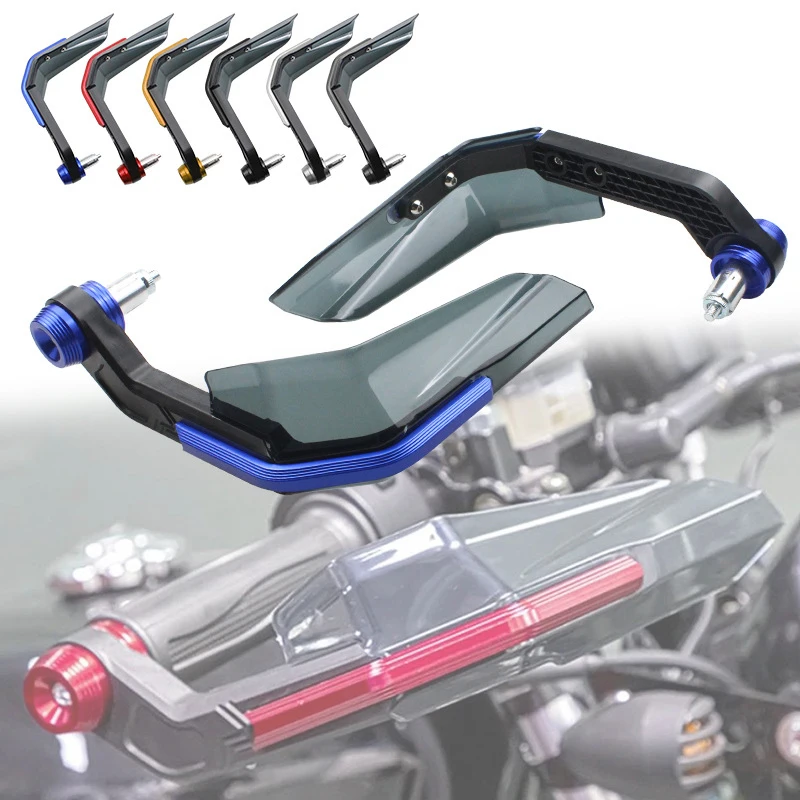 1 Pair Modification Protective Gear CNC Aluminum Alloy Motorbike Hand Guard Shield Windproof Universal Protector