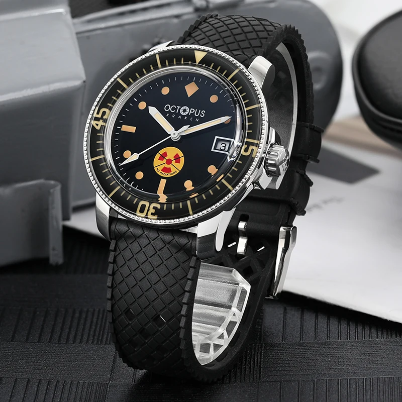 Octopus Kraken 40mm Dive Watch PT5000 Automatic Movement 300M Waterproof 316L Stainless Steel Sapphire Crystal Luminous Watches