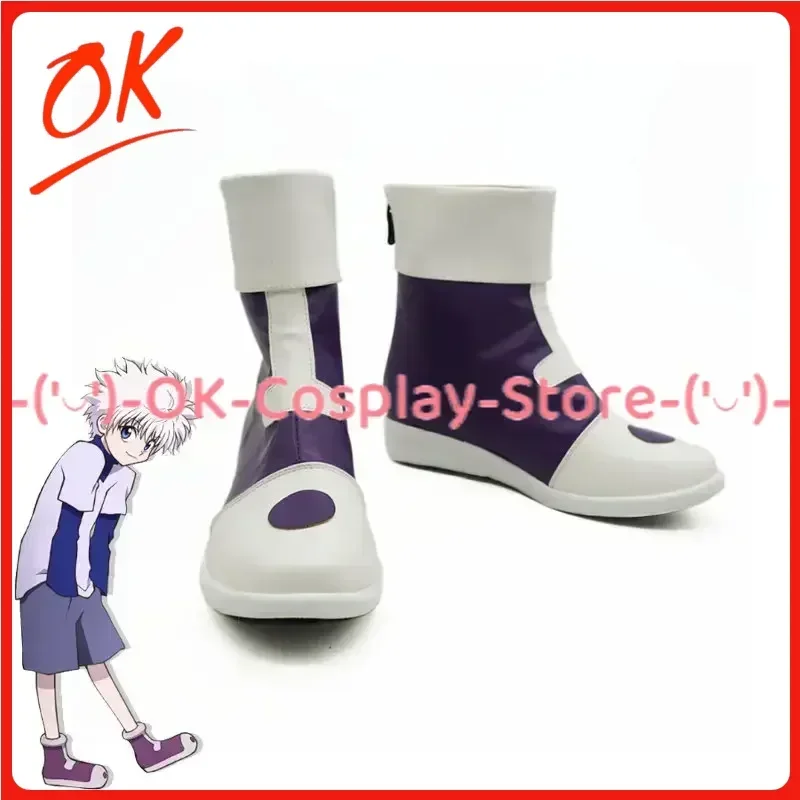 

[На заказ] Killua Zoldyck обувь для косплея аниме игра костюм для ролевых игр реквизит Хэллоуин карнавал праздничная вечеринка сапоги из искусственной кожи