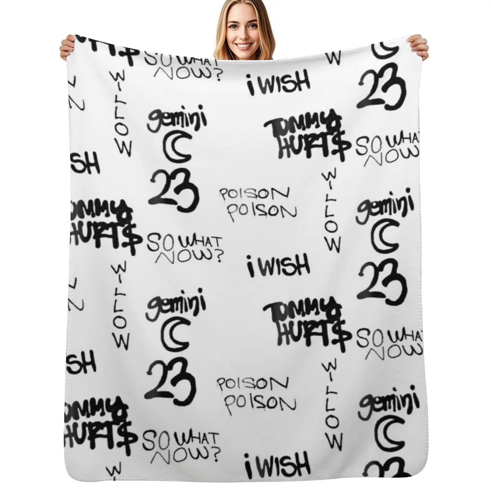 

Renee Rapp Songs Throw Blanket Winter beds Weighted Quilt Nap Blankets