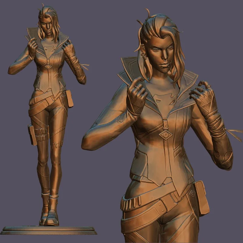 14 سنتيمتر 18 سنتيمتر 23 سنتيمتر Valorant Kuroyume ثلاثية الأبعاد الطباعة الراتنج نماذج بيضاء لتقوم بها بنفسك التلوين الجمعية التماثيل نماذج المفككة وغير مصبوغ #2