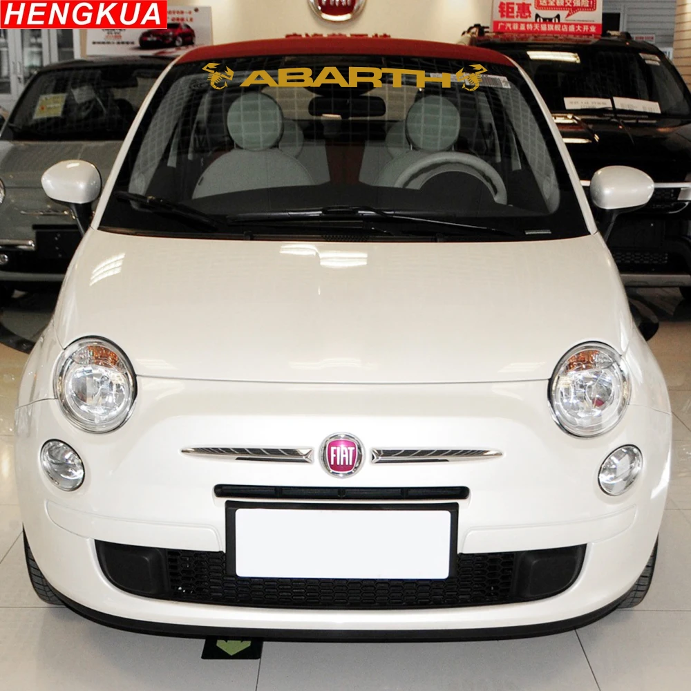 Picture 3: For Fiat 500,Abarth, 595, E, L, C, graphics, front, rear, windshield, Style, vinyl, trim, decal, accessories