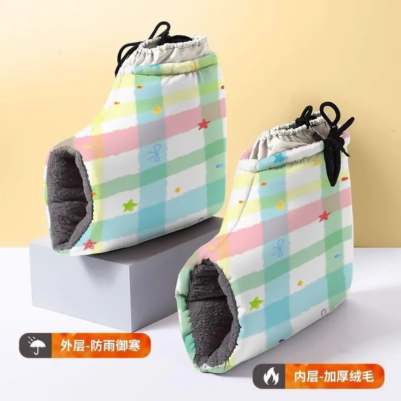 Winter electric vehicle cold-proof and warm handlebar gloves motorcycle waterproof hand grips battery trolley windshield