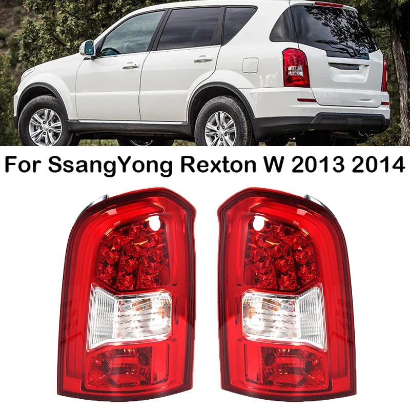 For SsangYong Rexton W 2013 2014 Car LED Rear Tail Light Rear Turn Signal Light Brake Reverse Parking Lamp 8360108C10 8360208C10