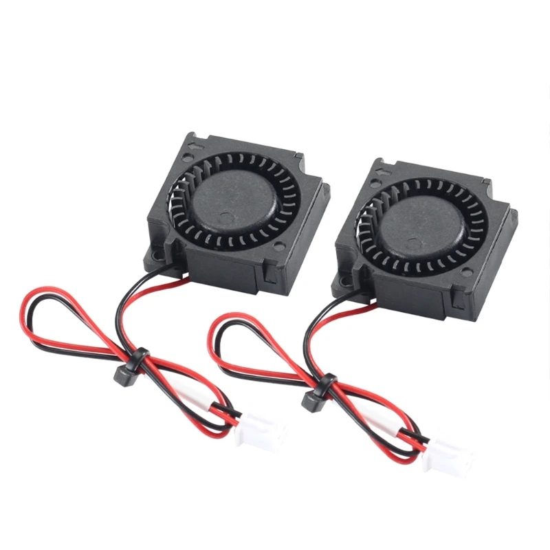 Y1UB 2pcs 3010 Blower Fans for Voron 0.1/0.2 Cooler 30mm 3D Printer Cooling Fan Blower Fan 30x30mm Cooler Running Smoothly