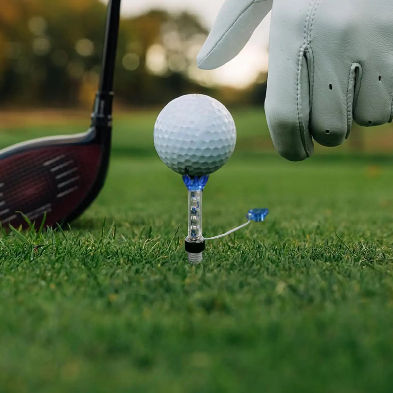 Magnetic Golf Tees 4 Pack - Flexible Polymer Training Tees with 360° Rotating Base, Low-Friction Crown & Patented Bounce Tech