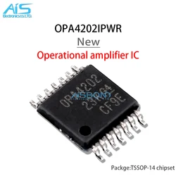 10Pcs/Lot New OPA4202IPWR OPA4202 Operational amplifier IC TSSOP-14 chip