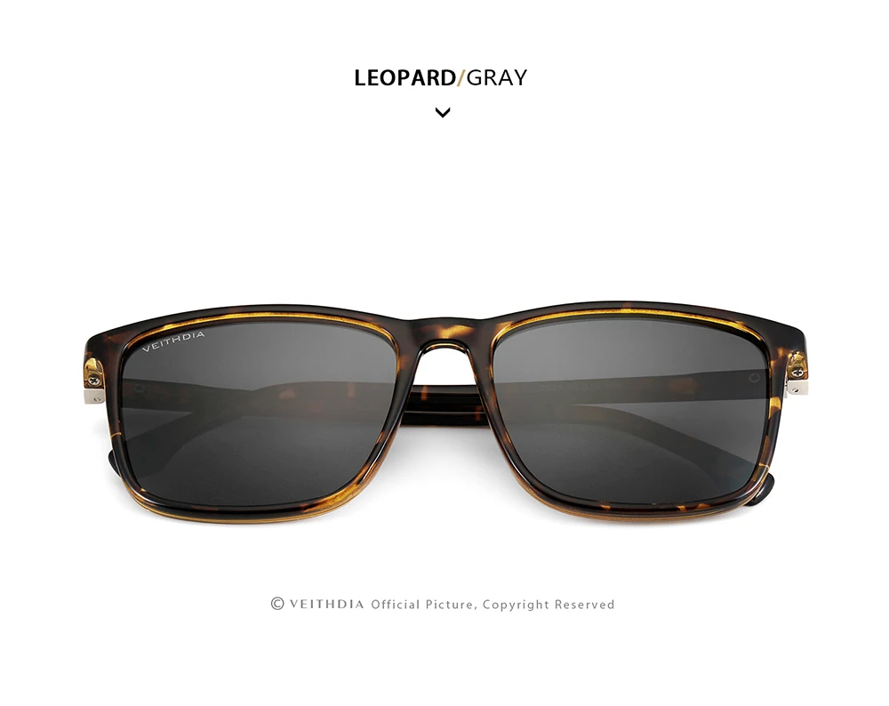 VEITHDIA Marke Männer Frauen Sonnenbrille Unisex Retro TR90 Sonnenbrille Polarisierte UV400 Objektiv Vintage Brillen Sonnenbrille Für Männliche 7521 – Detail 25