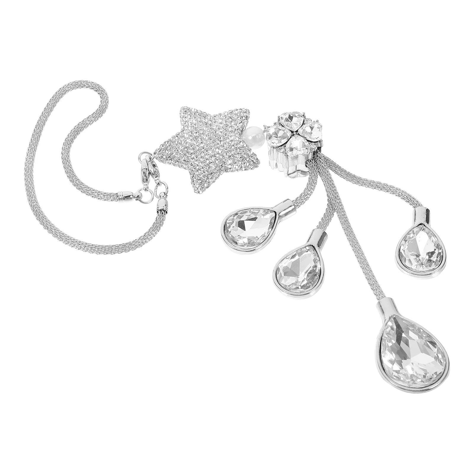 

Crystal Ball Pendant Hanging Ornament Metal Charm Rearview Mirror Accessories Interior Decorations Aesthetic Car Decor Car Charm
