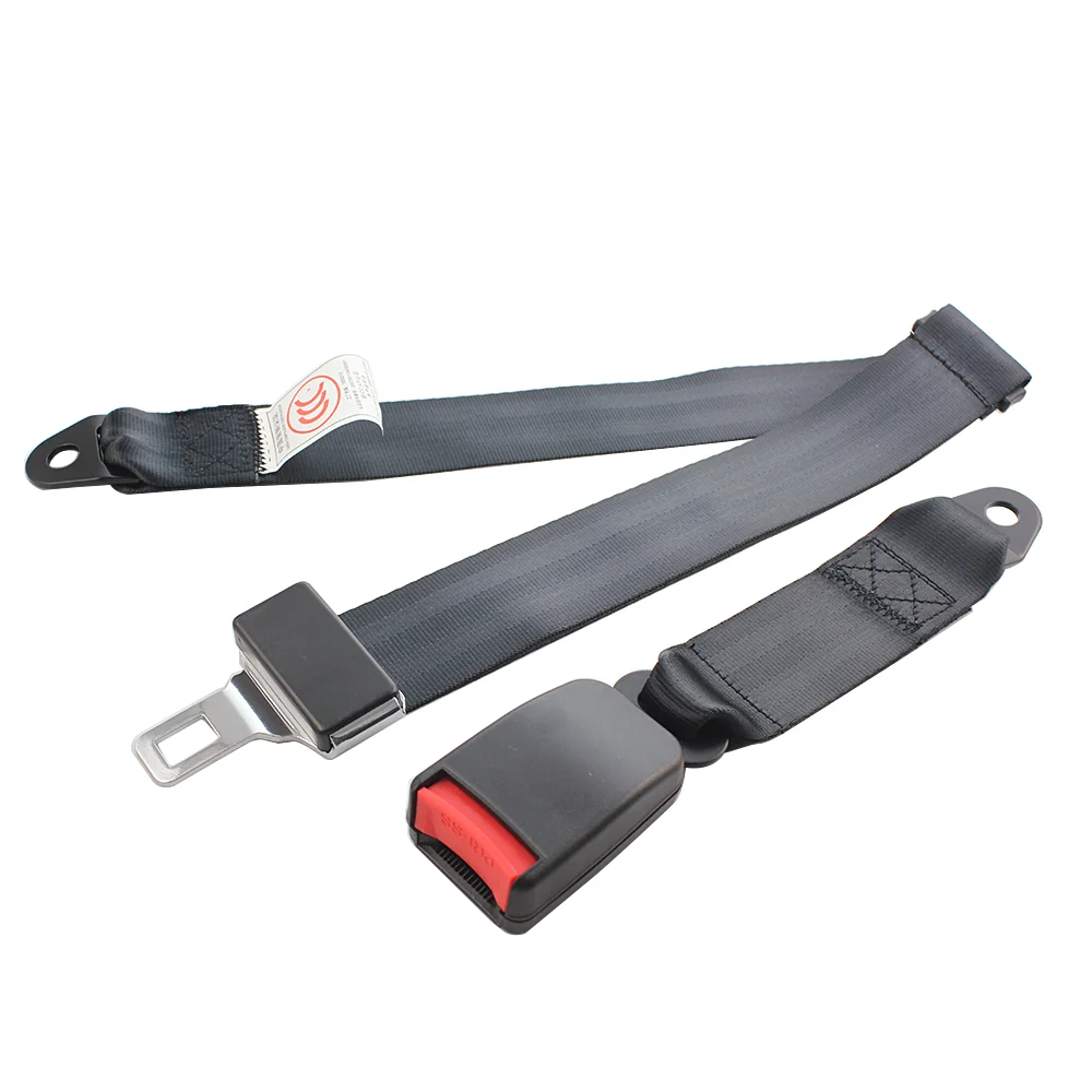 2 Points Universal Simple Car Seat Belts Safety Belt Webbing Extender Buckle Seat Belt Stopper Steel Multi-color Auto Seat Belt