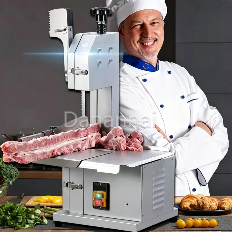 Portable Meat Cutter, Commercial Bone Saw Machine, Commercial Pork Trotter And Rib Cutting Machine
