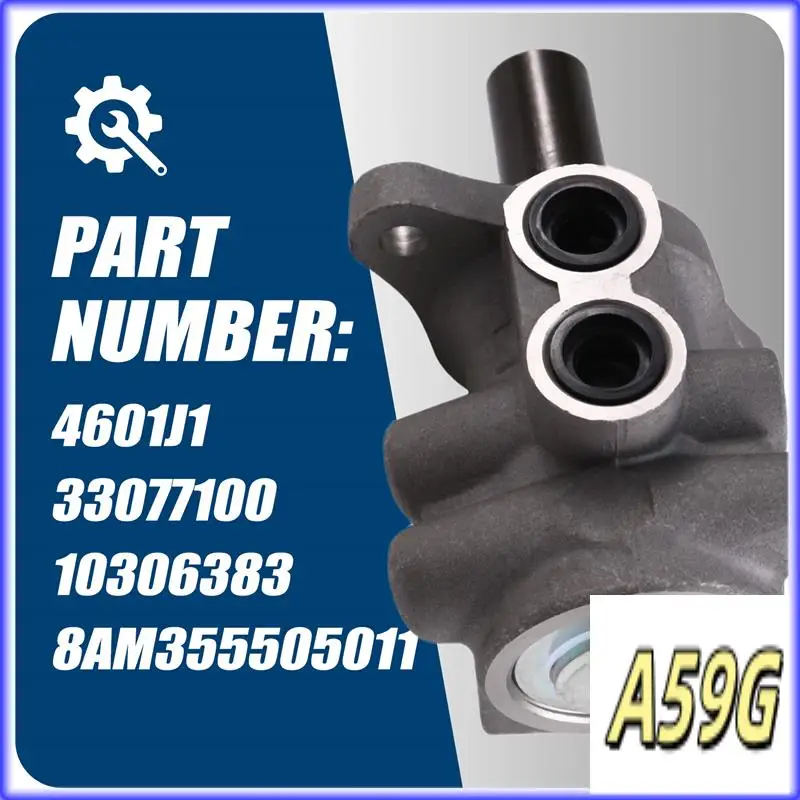 

G9-4601J1 Automotive Brake Master Cylinder Replacement For 206, Citroen 1998-2012, Reference 33077100 10306383