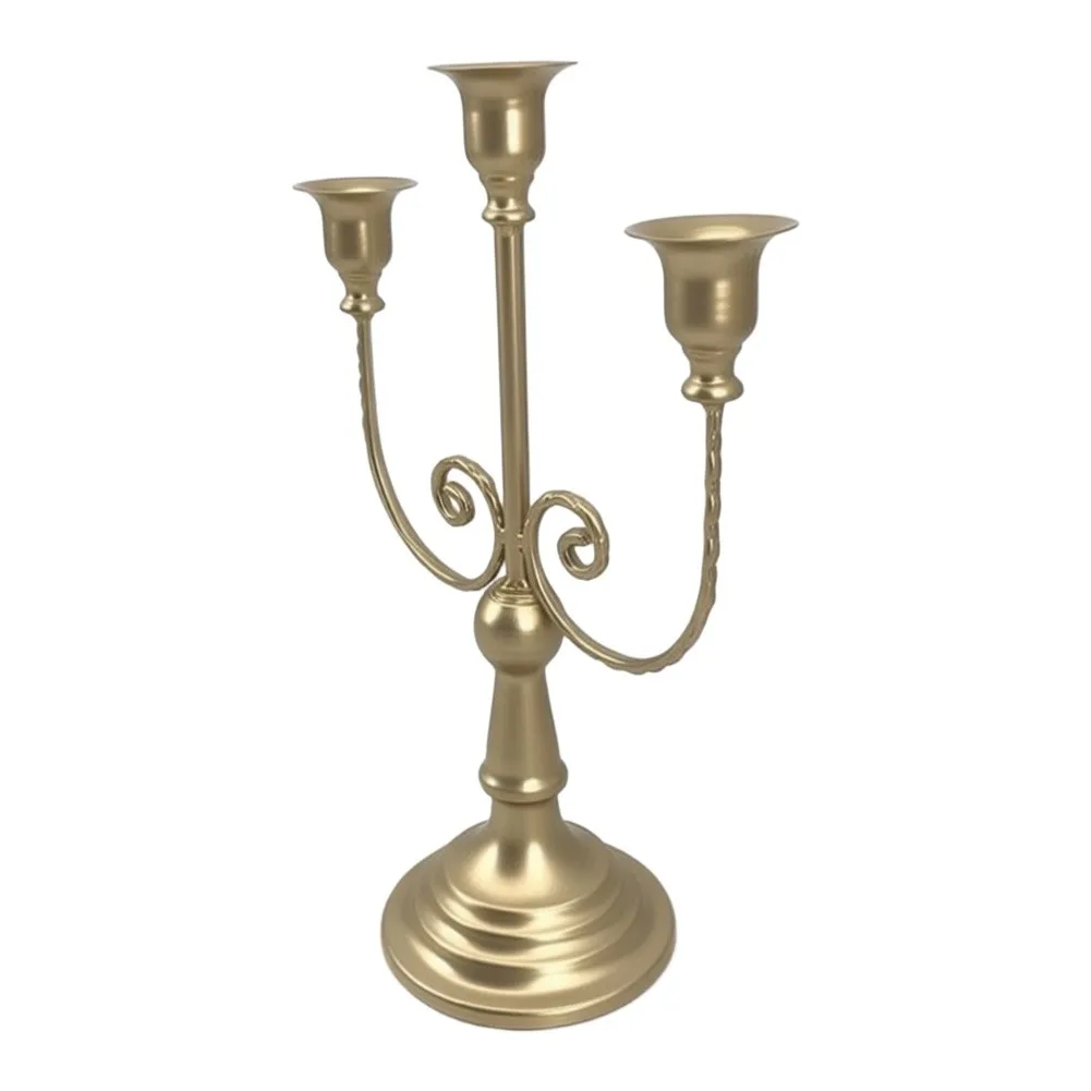 Decorative For Retro Metal Candelabrum for Weddings Festive Tables and Home Decor 30 cm x 20 cm Table Ornament