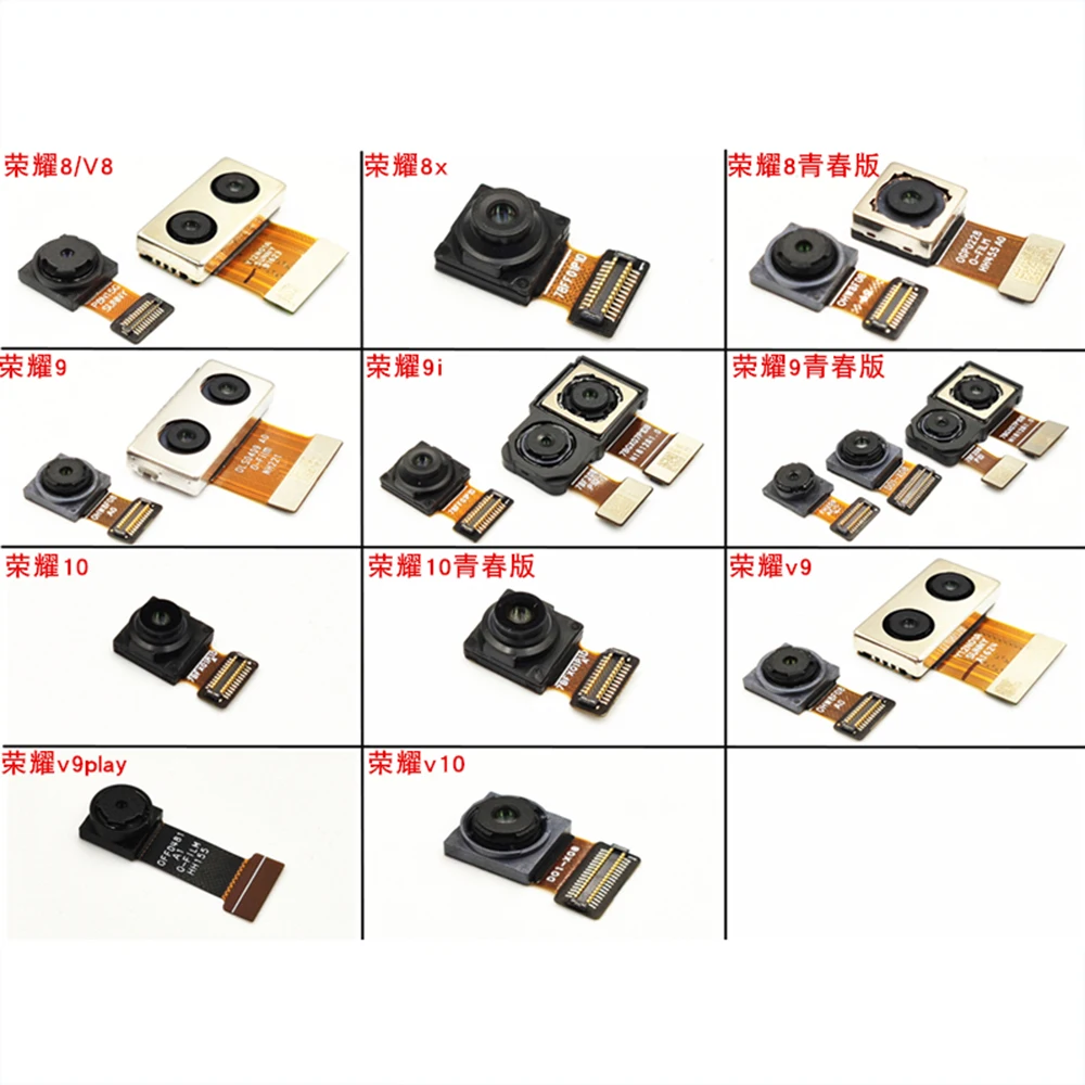 Rear Camera For Huawei Honor 8 9 10 20 Lite 7X 8X Max / Honor 6X GR5 2017 Back Module Main Big Flex Cable