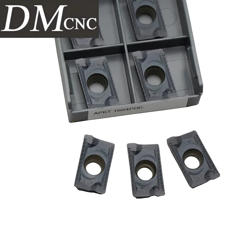 

10 шт. APKT1135PDER-76 IC928 Двусторонняя токарная вставка из закаленной стали, отделка из нержавеющей стали, фиолетово-серое покрытие, 6 краев