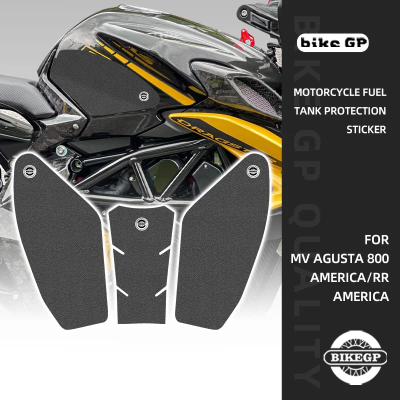 Motorcycle Tank Pad Stickers For MV AGUSTA 800 AMERICA/RR AMERICA 2017-2019 Scratch Resistant Protector Cover