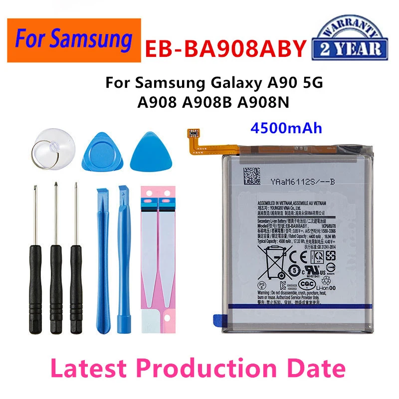 Batería nueva para Samsung Galaxy A25 A32 A90 5G A20e A10e A5 2017 Edición A80 A31 2020 Edición A51 4G A40 2019 A33 A53 5G 4