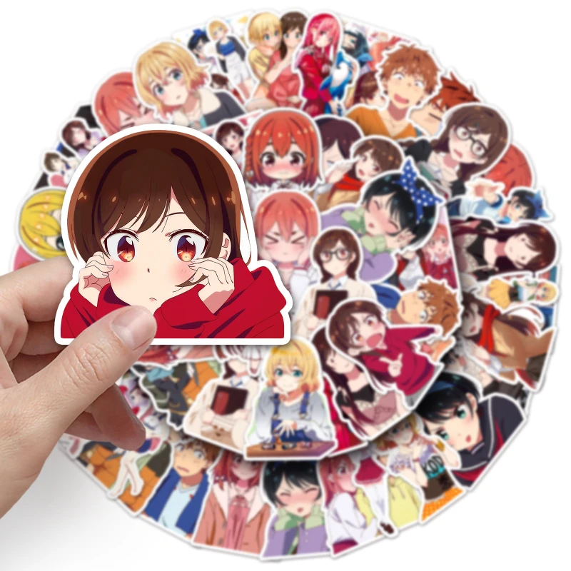 50/30/10PCS Sakurasawa Sumi Graffiti Personality Cartoon Anime Notebook Creative Decoration Phone Luggage Sticker Waterproof