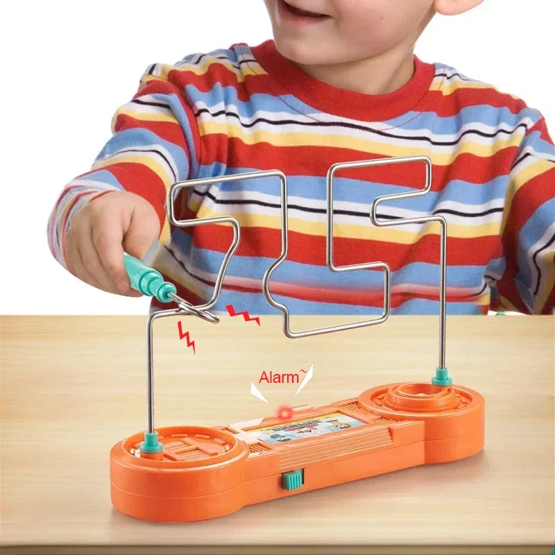 Kids Electric Shock Toy Education Electric Touch Maze Game Party Funny Game Science Experiment Toys for Children Gift