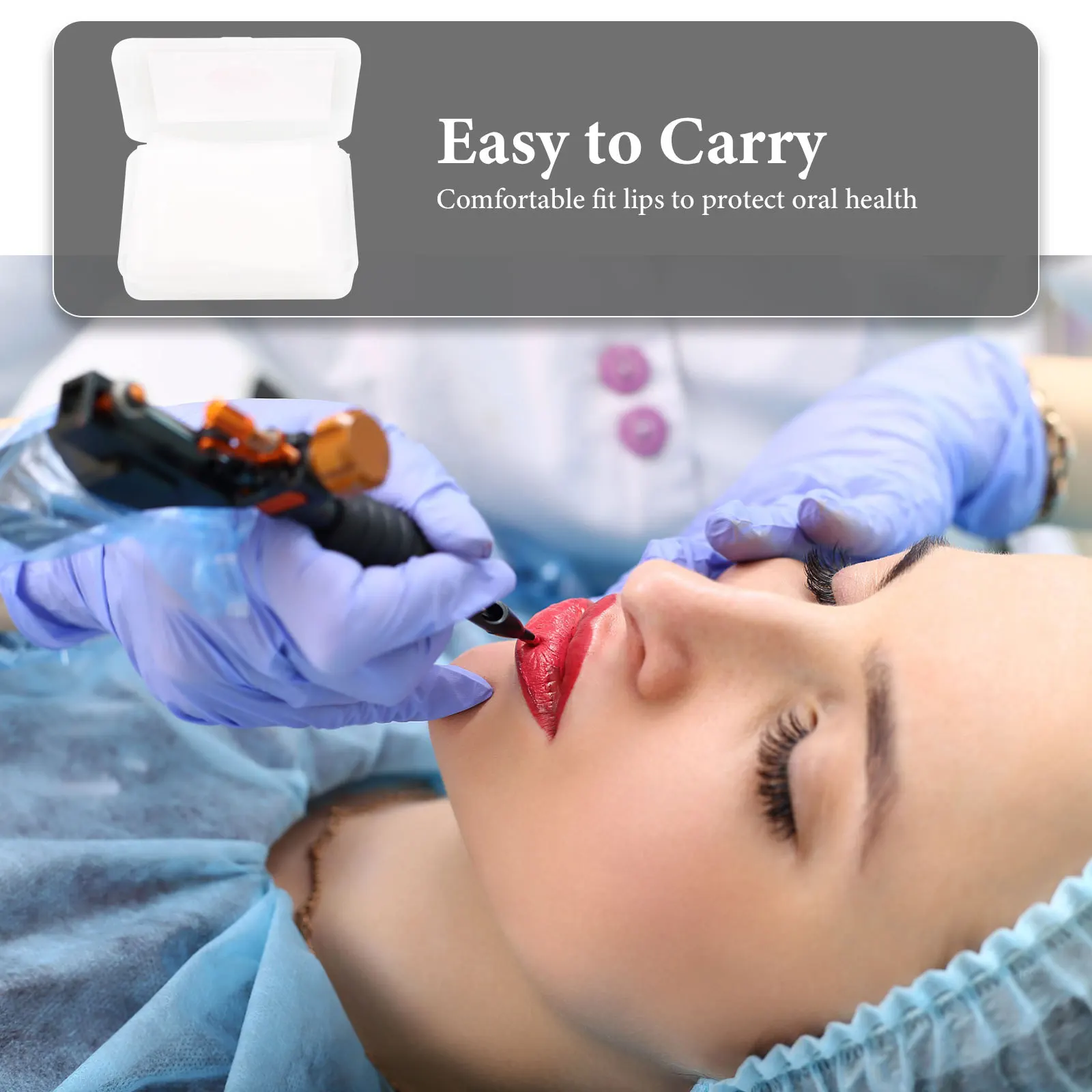 

30 листов защитная подушечка для губ из нетканого материала, водонепроницаемая одноразовая сменная тату-панель, впитывающая