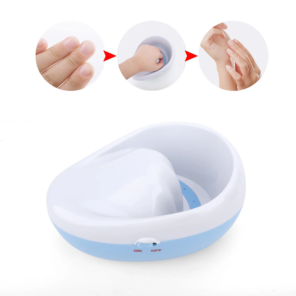 Nail Bubble Massage Jet Spa Hand Bowl Spa Nail Art Hand Wash Remover Soak Bowl DIY Salon Nail Spa Bath Treatment Manicure Tools