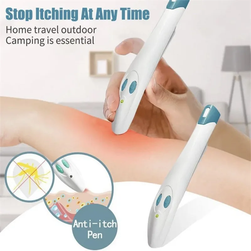 2025 HOT Electronic Mosquito Bite Anti-itch Device Physical Therapy Relieve Burning Swelling Suitable for Outdoor Camping Travel