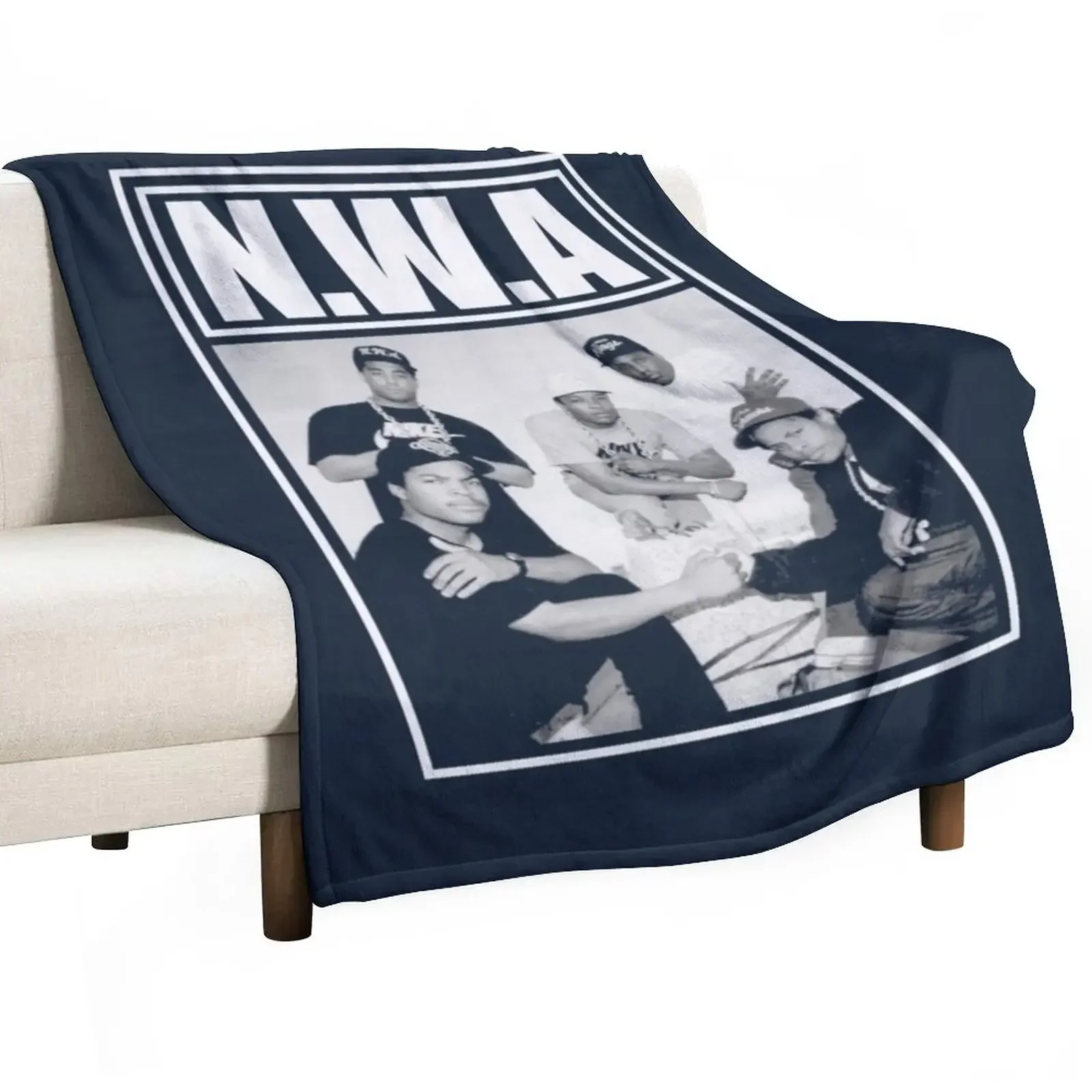 

NWA GANGSTA Throw Blanket bed plaid Hair Decorative Beds Single Blankets