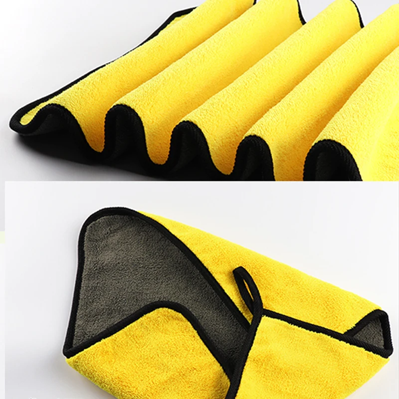 1/2PCS High Quality Microfiber Coral Fleece Car Wash Towel Car Detailing Care Cleaning Drying Cloth Auto Accessories 30/40/60CM