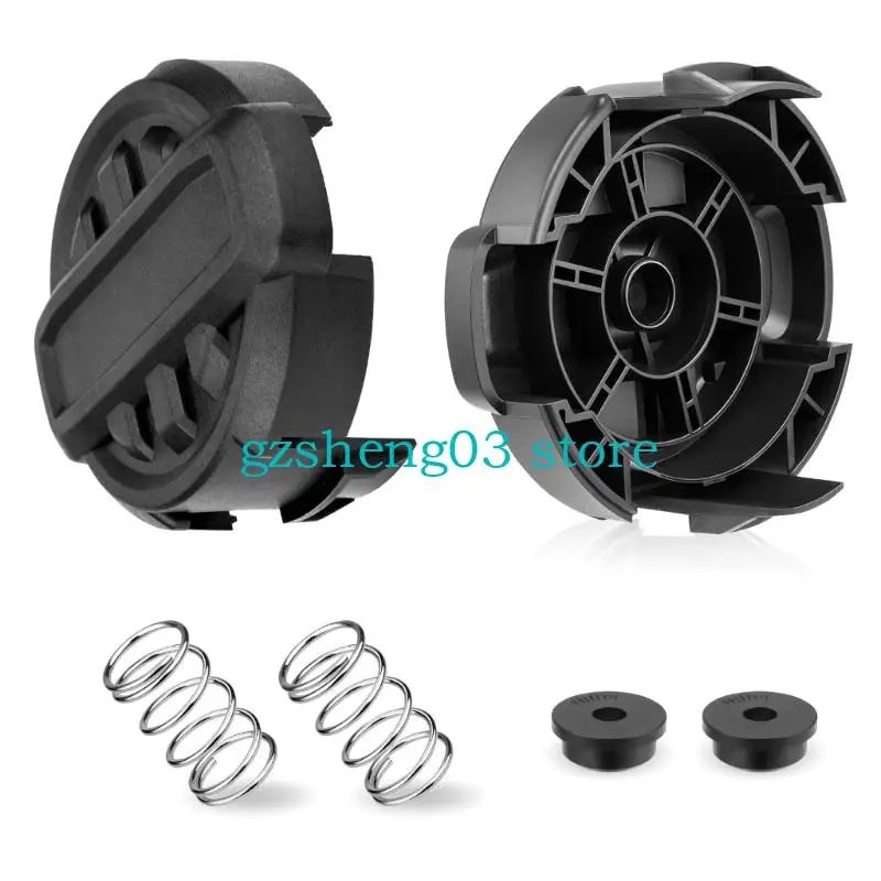 

U75C 2 Pack for Quickfeed Weedeater Parts Trimmer Head Caps Cover and Spring Set Compatibles with DCST922P1 DCST922B Moedels