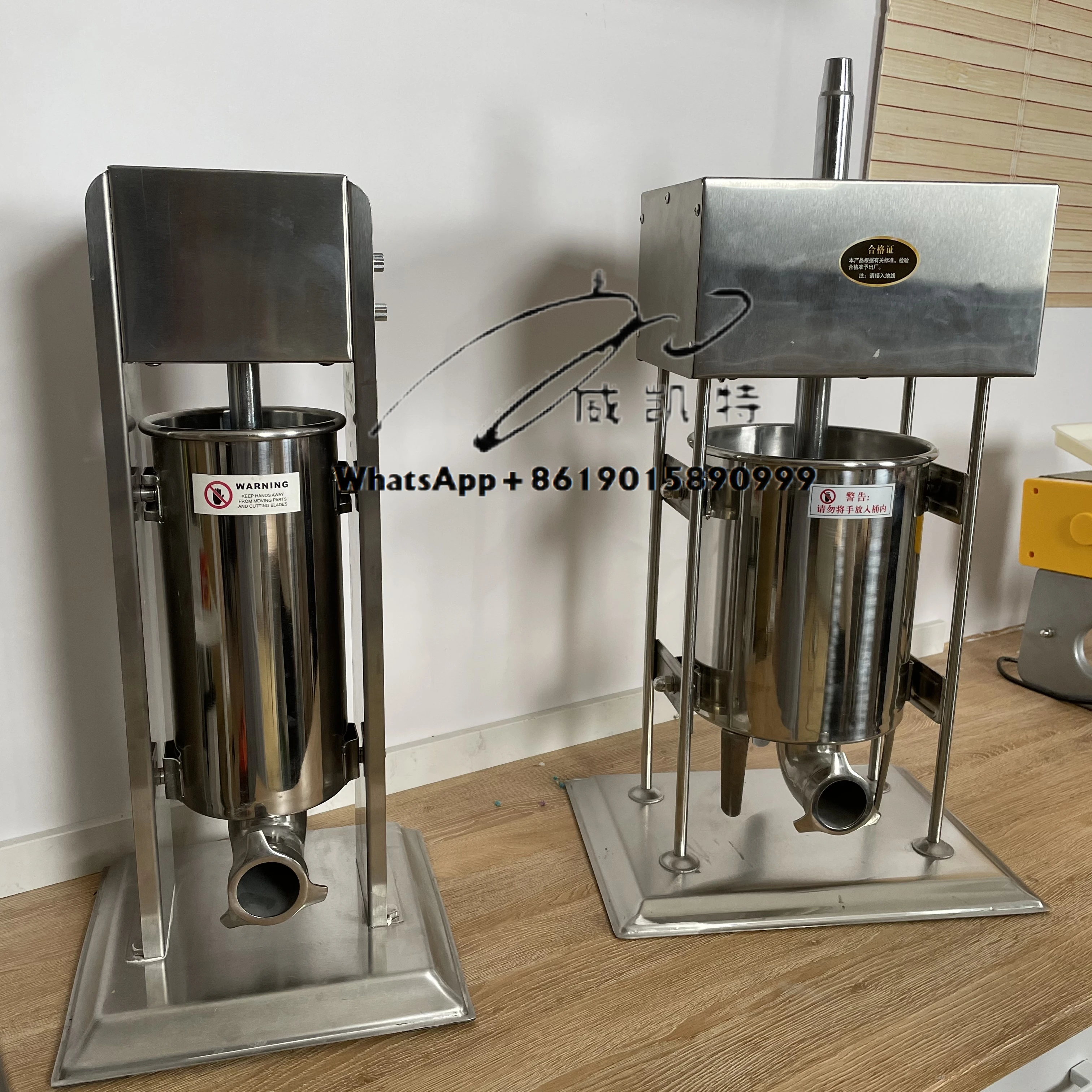 

Электрическая 10L15L домашняя машина для производства колбас, наполнитель из нержавеющей стали, машина для наполнения мяса