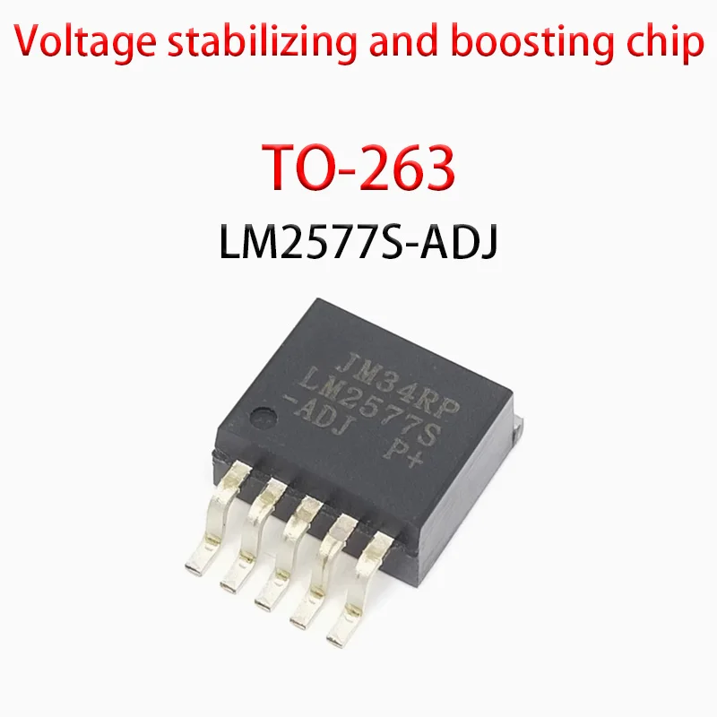 

LM2577S-ADJ patch TO-263 voltage adjustable LM2577 five terminal voltage regulator boost chip 5PCS