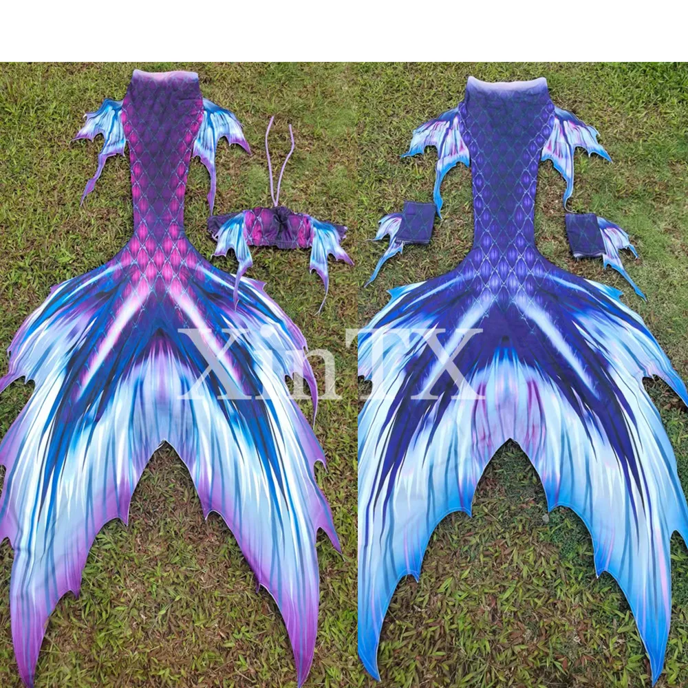 NEW!Mermaid Tail Adult Swimwear Original Design Big Fish Tail for Men Women Swimming Underwater Photography HD Print Tail Skins