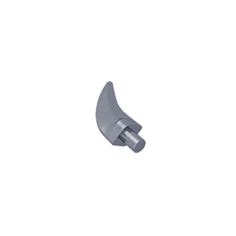 Gobricks 87747 10PCS Barb Animal Body Claw Part Horn Bricks Tooth MOC Model Blocks Model Sets Hot Sale Black Color DIY Toys Gift