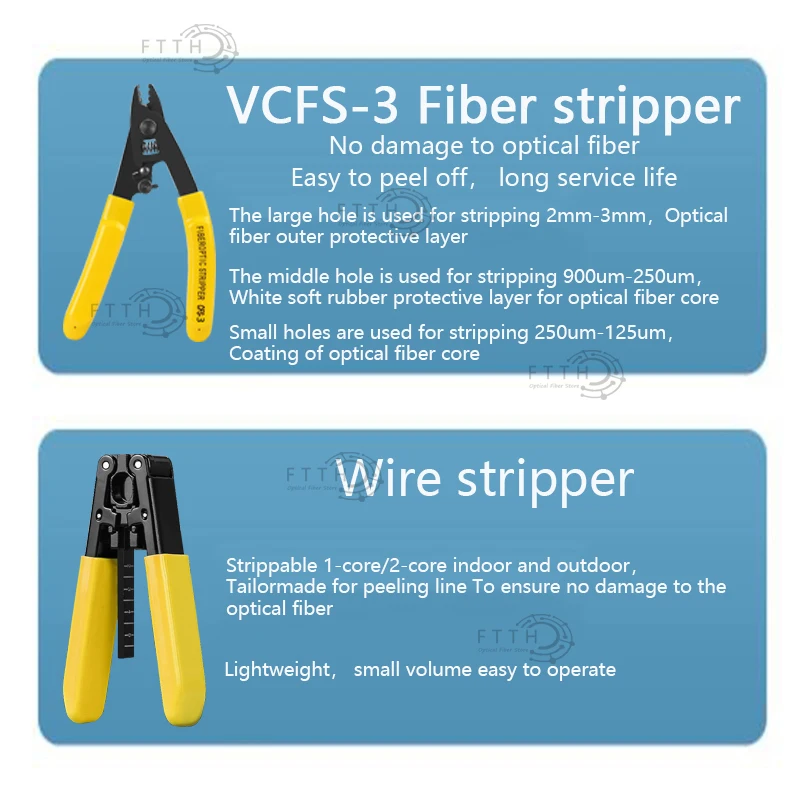 Imagem -04 - Kit de Fibra Óptica com Power Meter Visual Fault Locator Ftth Fiber Cleaver 10mw Fc6c Skl-6c