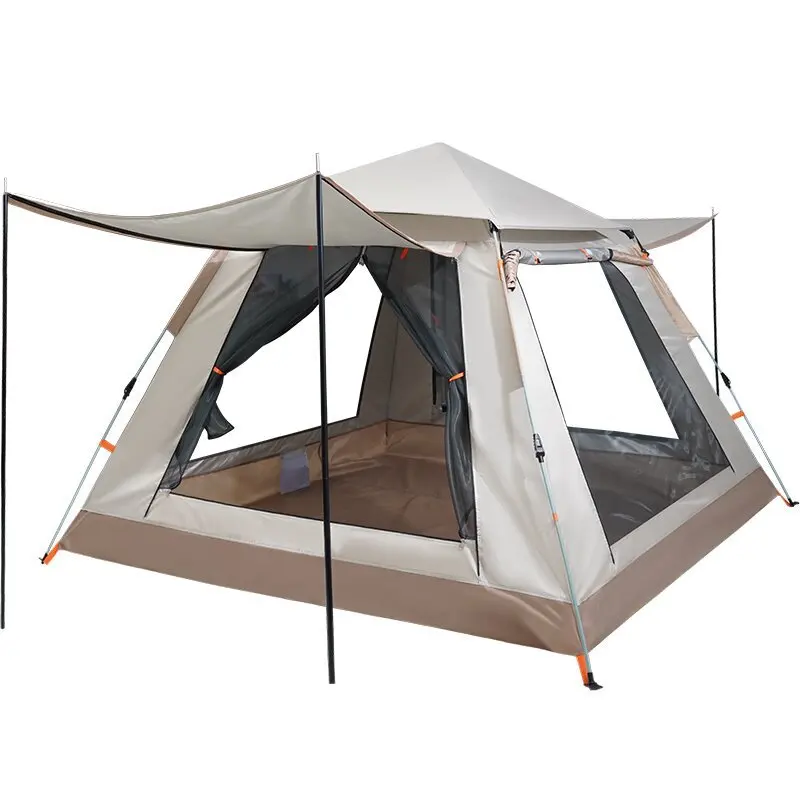 

Tent Outdoor Automatic Speed Open Beach Camping Tent Thickened Rain Proof Multi-camping Tent Full Set