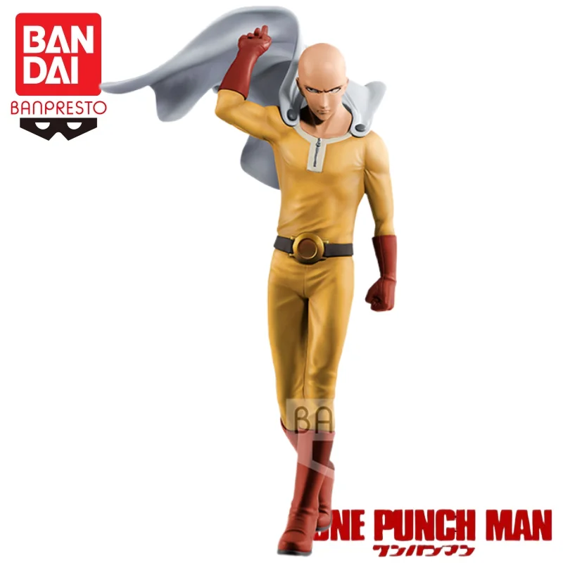 

In Stock Bandai Original Banpresto One Punch Man Saitama Action Figure Model Doll Brand New Boxed Anime Characters Toys Garage
