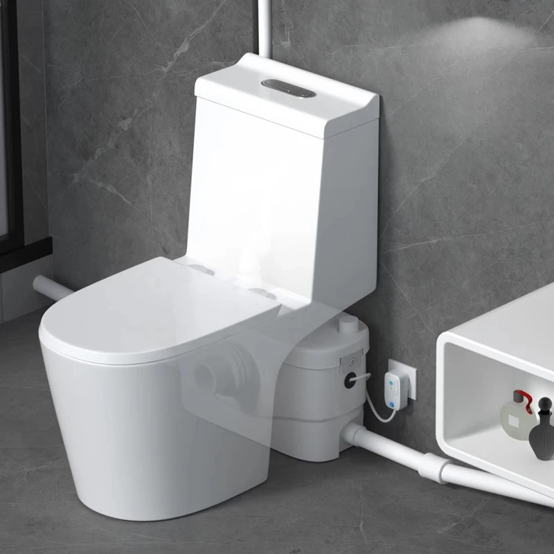 

Basement electric crushing toilet, integrated fully automatic