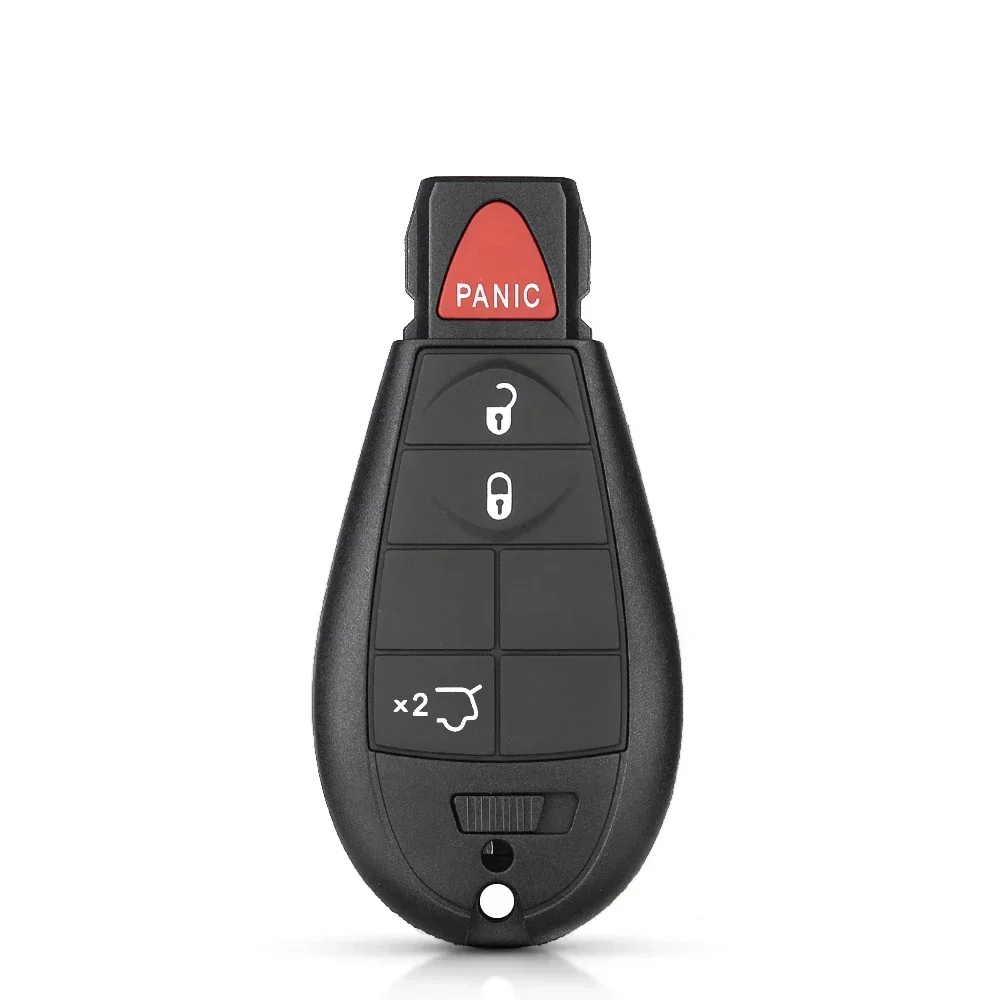 KEYYOU 3/4/5/6 Buttons Smart Remote Key Fob Shell Case Replacement For Chrysler Town & Country Dodge Caravan Journey