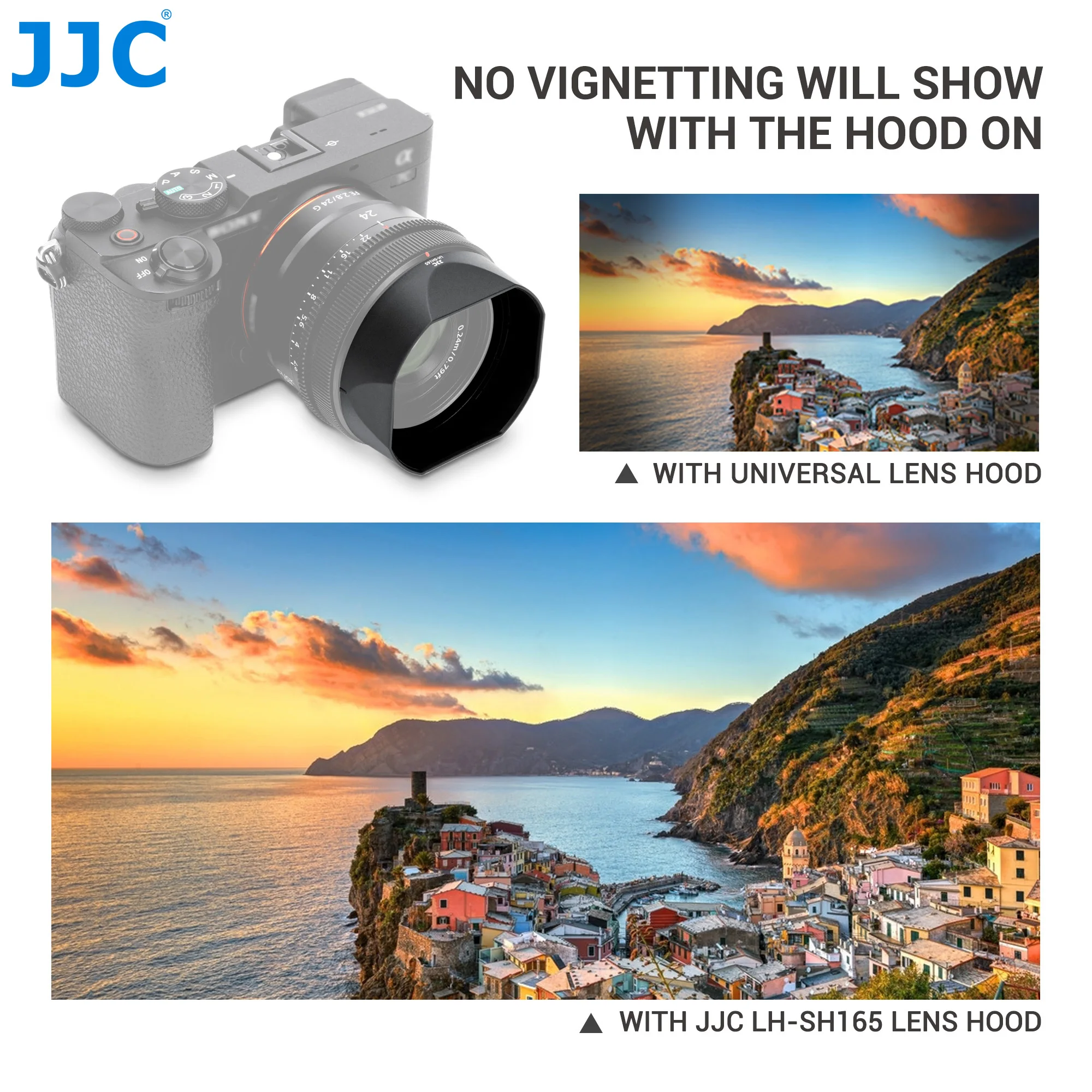 Osłona obiektywu JJC do Sony FE 24mm F2.8 G FE 40mm F2.5 G FE 50mm F2.5 G Zastępuje osłonę obiektywu Sony ALC-SH165 ALC-SH166 — zdjęcie produktu 5