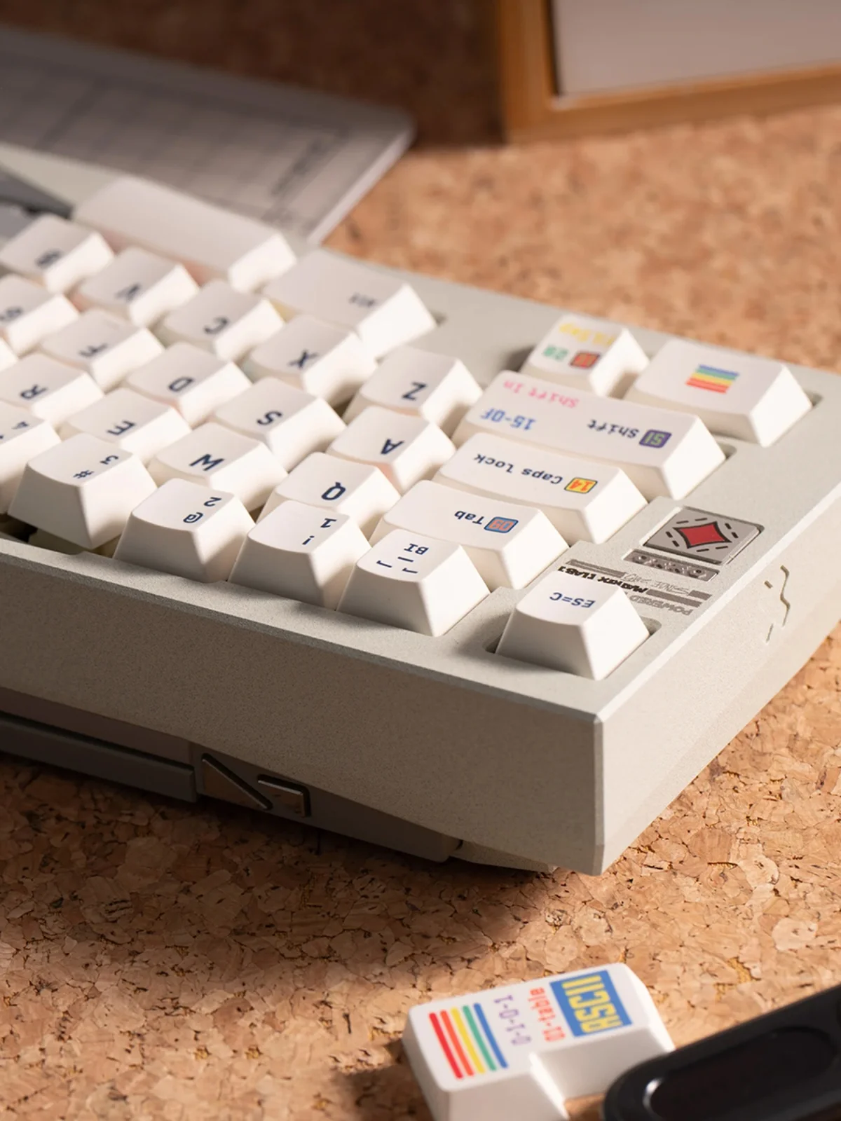 Keyhouse-Teclado mecánico con sublimación térmica, juego de teclas de altura de cereza, Pc, Gamer, oficina, regalo