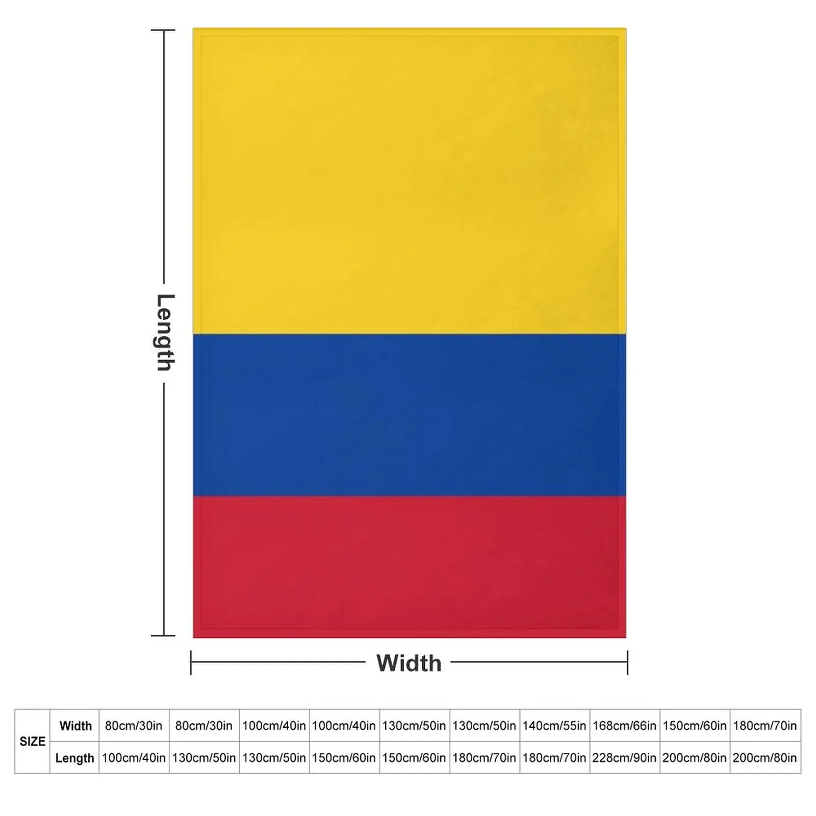 Colombia Flag - Colombian Dress Throw Blanket Beach Single Giant Sofa Furry heavy to sleep Blankets