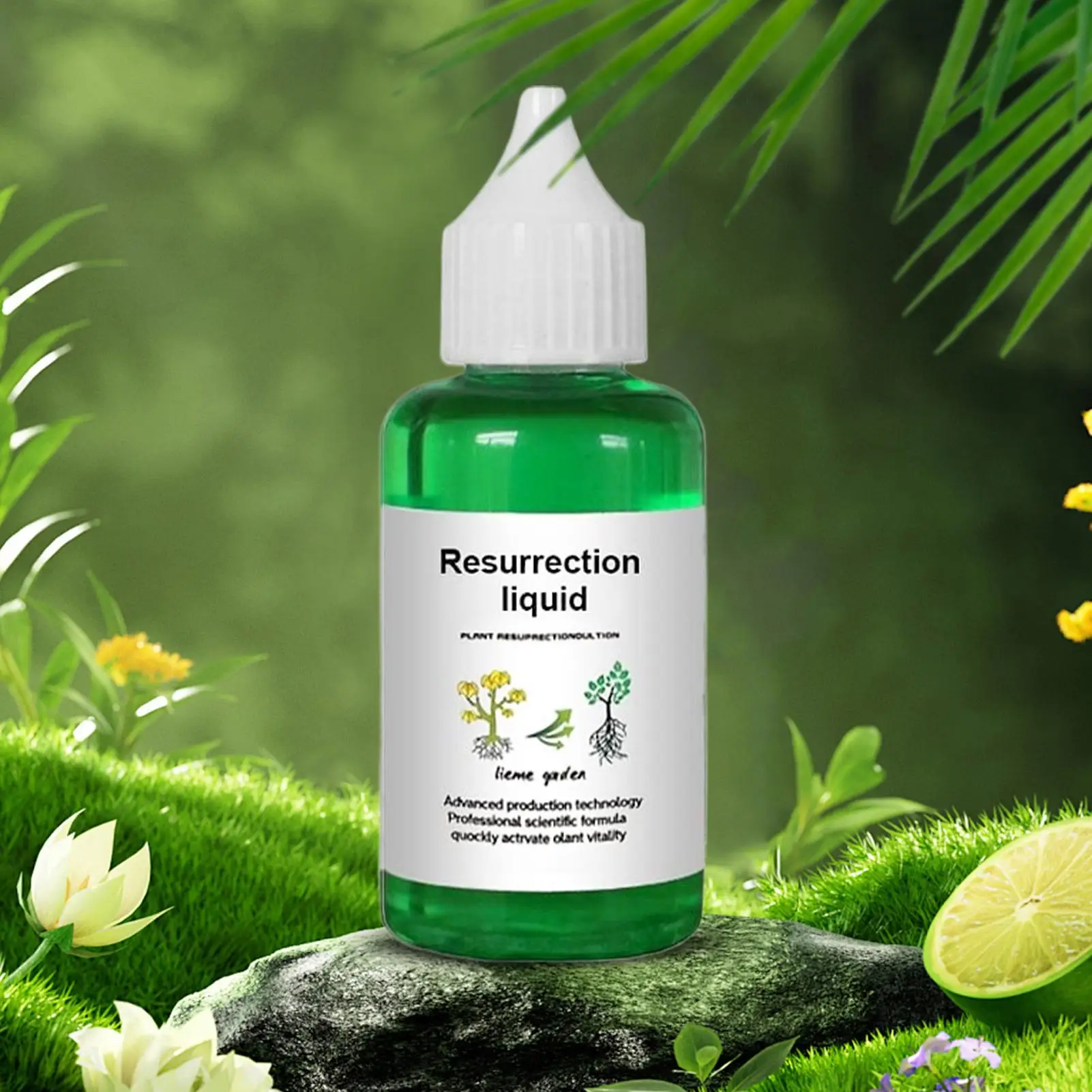 Liquide de resuscitation des plantes, solution nutritive pour plantes, liquide fertilisant pour fleurs, fruits et légumes, favorise une croissance saine et forte, 50ml