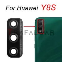 Rear Back Camera Glass Lens For Huawei Y8S JKM-LX1 JKM-LX2 JKM-LX3 Replacement With Adhesive Sticker