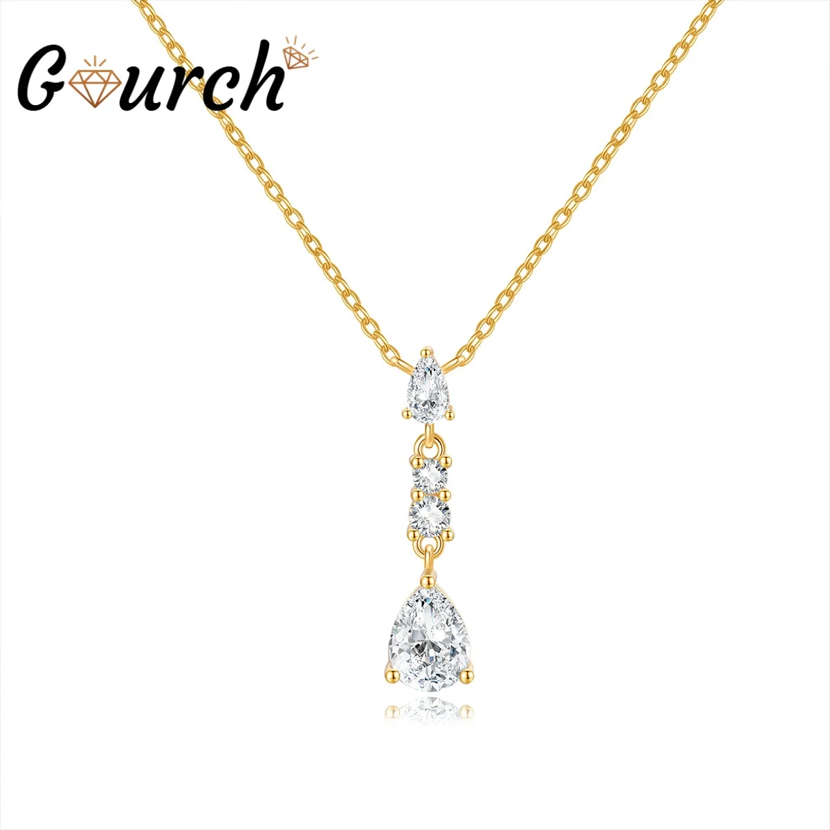 

Сертификация Gourch GRA, полные муассанитовые ожерелья, искрящиеся стерлингового серебра S925, лабораторные бриллианты, повседневные ювелирные изделия, подарок