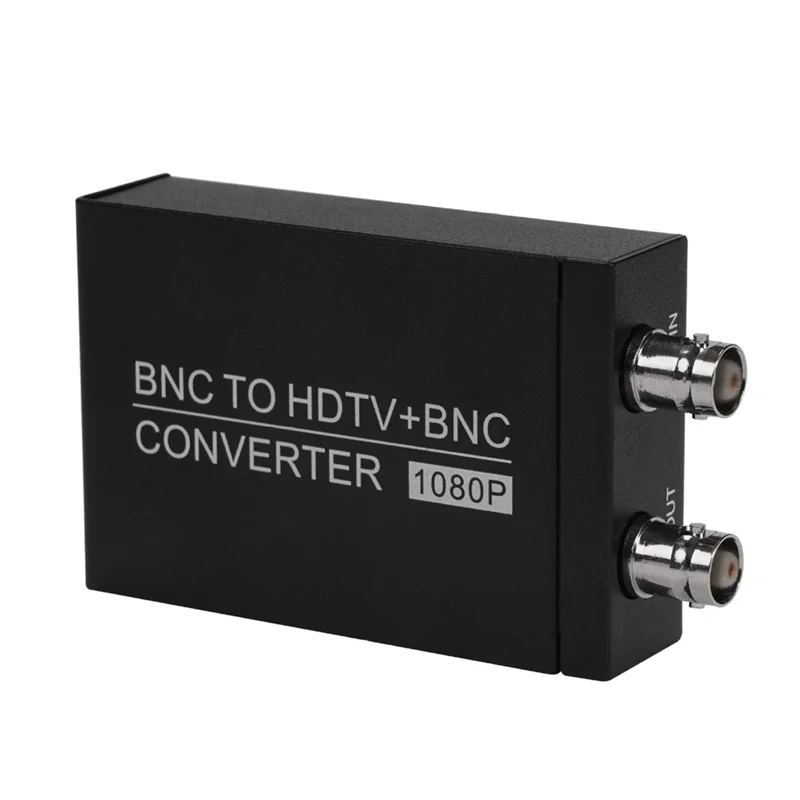 

A13E-BNC To HDTV Converte BNC HDTV+BNC Converte High Definition Coaxial Camera Signal Converter With Loop-Through 1080P Audio