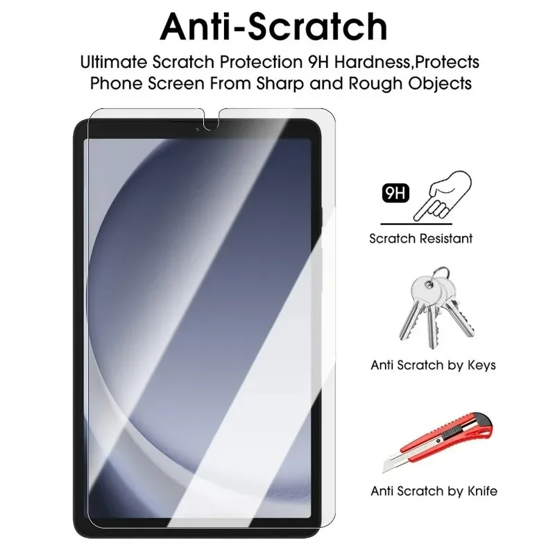 2-1 pacote protetor de tela para samsung galaxy tab a9 a9 plus a11 hd claro 9h dureza filme de vidro temperado para galaxy tab a9 filmes