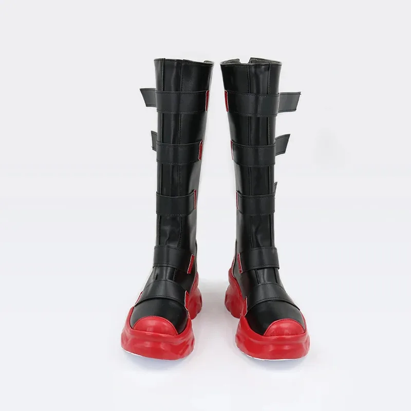 Jason todd cosplay sapatos botas de carnaval de halloween cosplay prop anime sapatos de couro do plutônio feitos sob encomenda