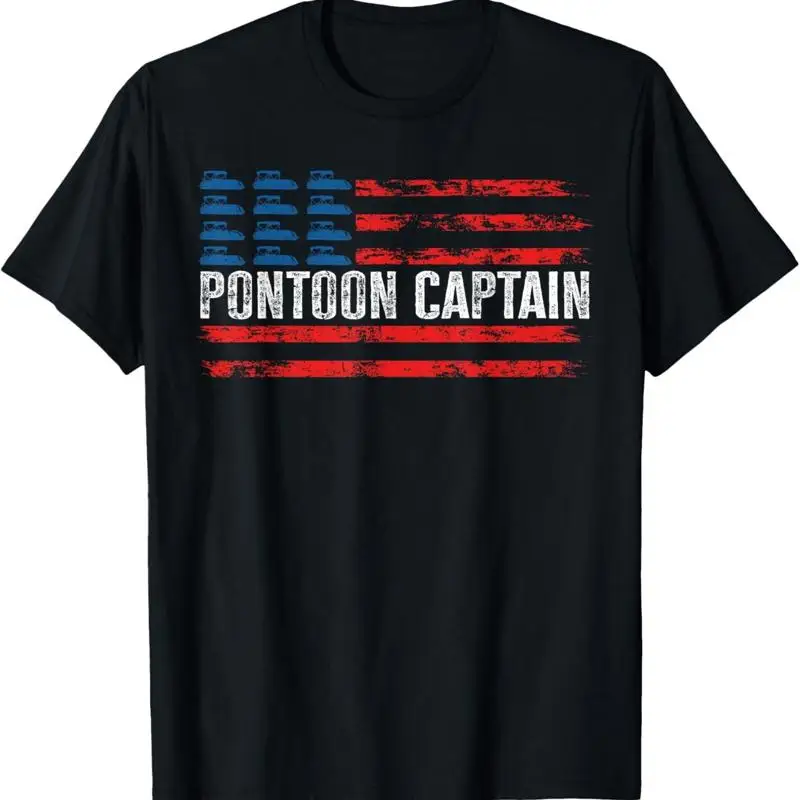 Boating Pontoon Captain 4th of July Boat T Shirt