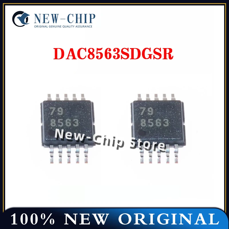 

2PCS-50PCS/LOT DAC8563SDGSR 8563 MSOP10 New original